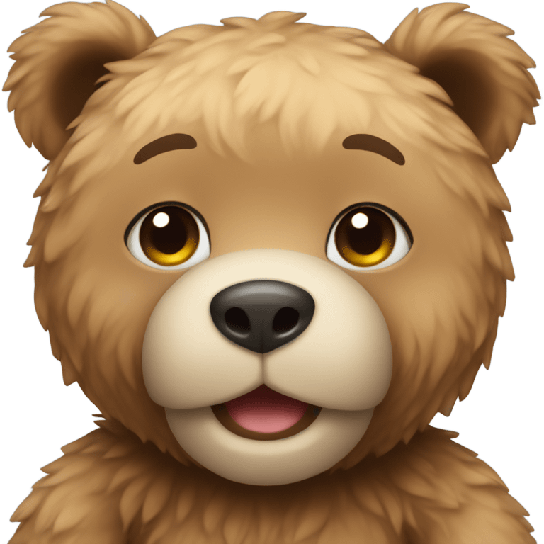 Cute teddy bear  emoji