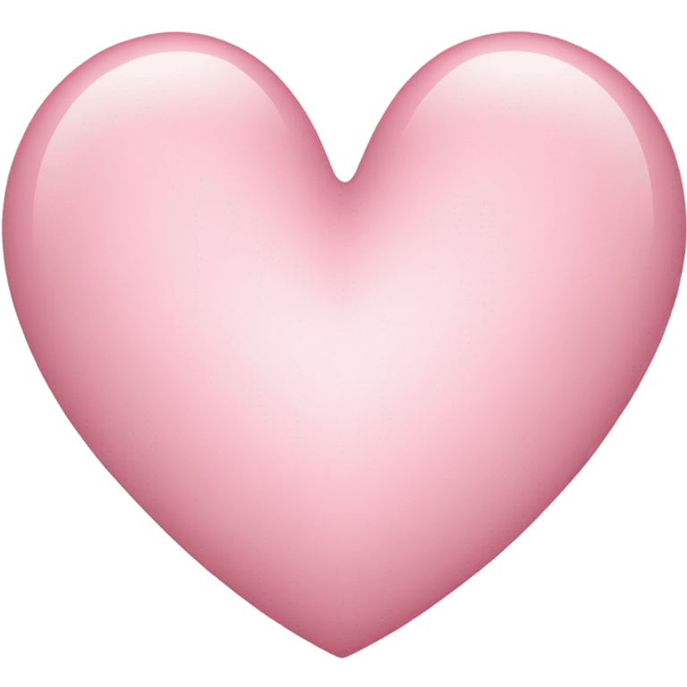 Light pink heart emoji