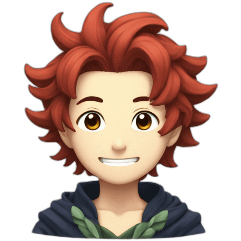 relaxed Tanjiro emoji