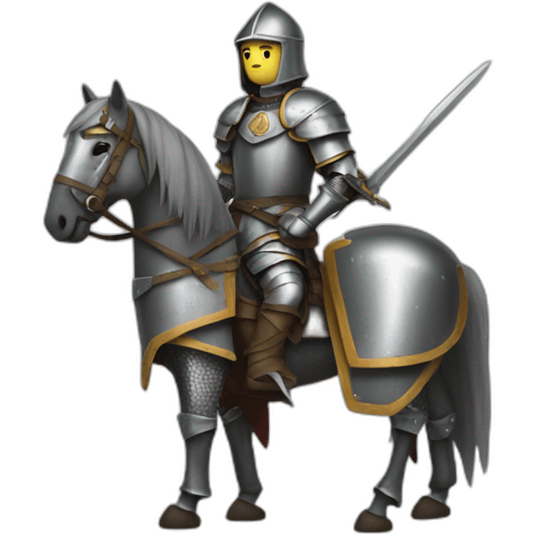 an medieval mystical knight emoji