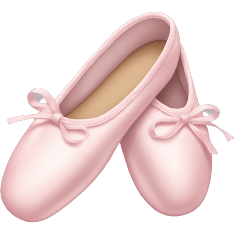 Pale pink ballet shoes emoji