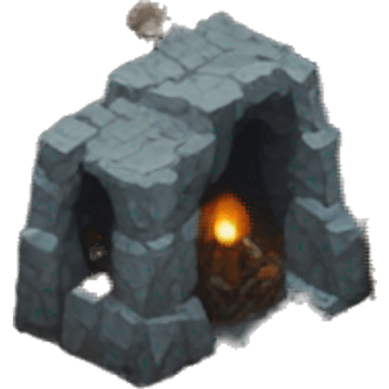 cave pixelart emoji