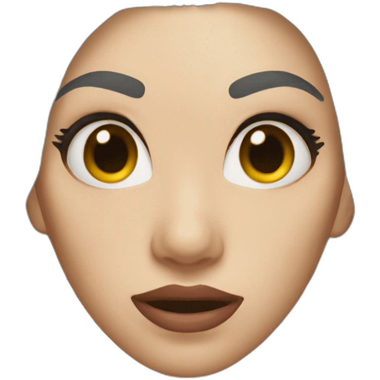 black widow head emoji