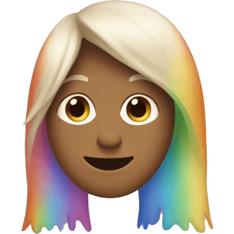 Dusty rainbow emoji