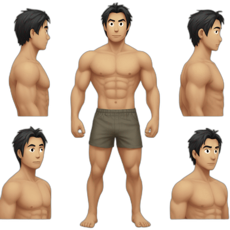 shirtless ryo saeba emoji