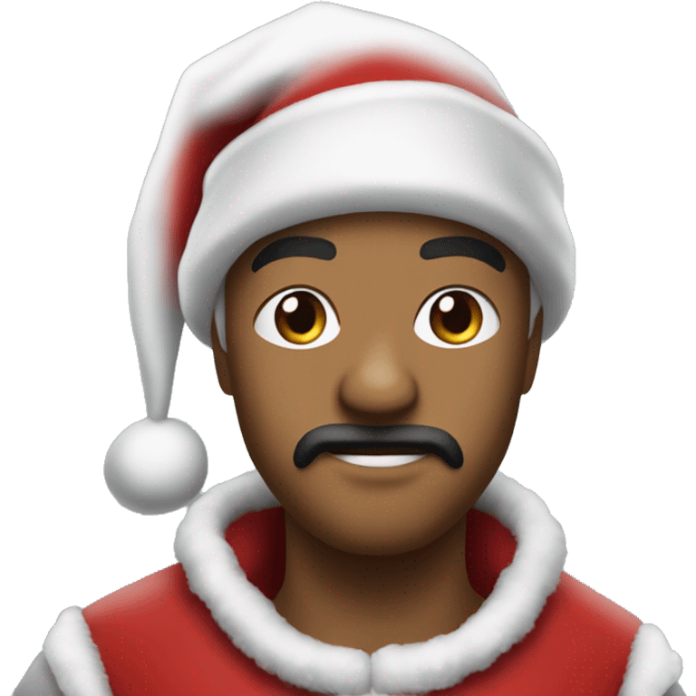 A santa claws that’s a rap gangsta emoji