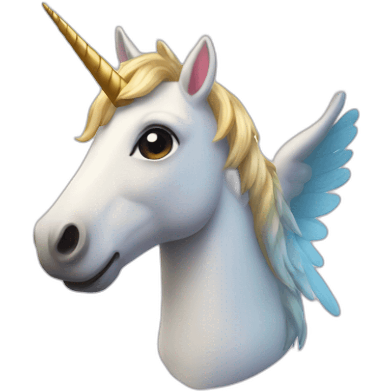 unicorn with wings emoji