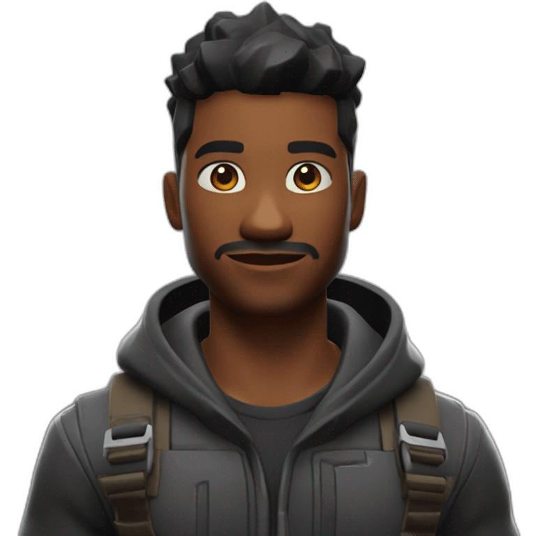 fortnite skin black emoji