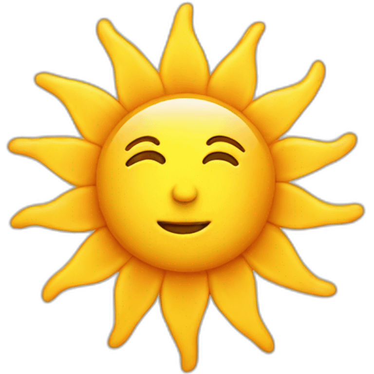 Sun emoji