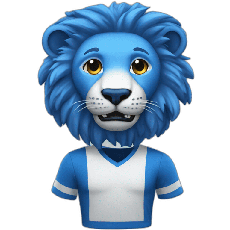 detroit blue lion emoji