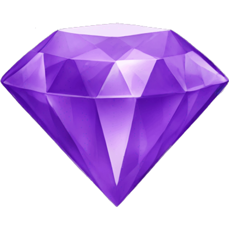 Purple diamond  emoji