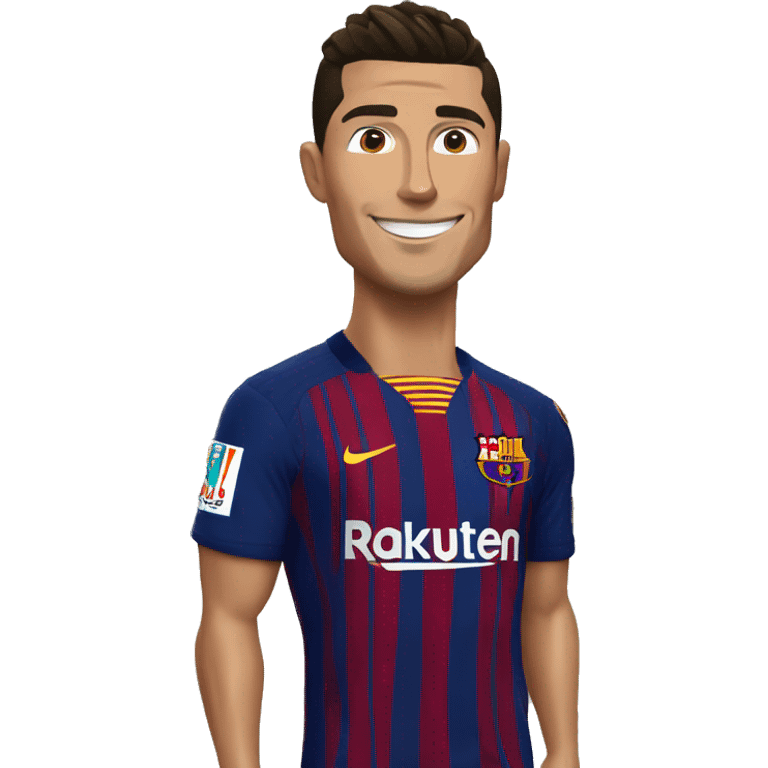 Cristiano Ronaldo Barcelona  emoji