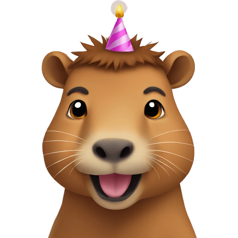 capybara happy birthday emoji