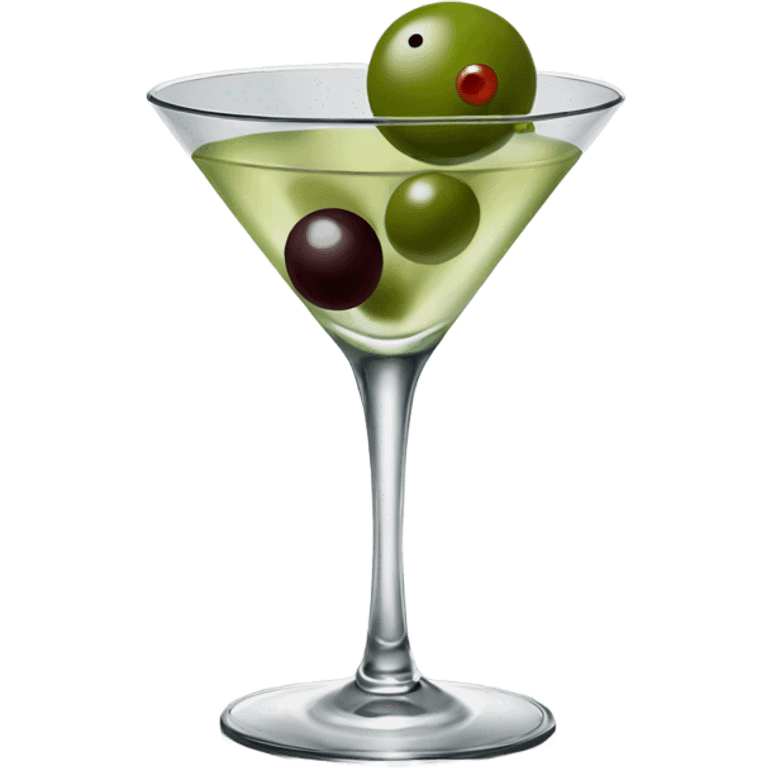 dirty martini with olives  emoji