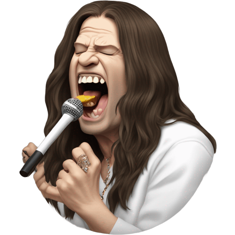 ozzy osbourne biting  emoji