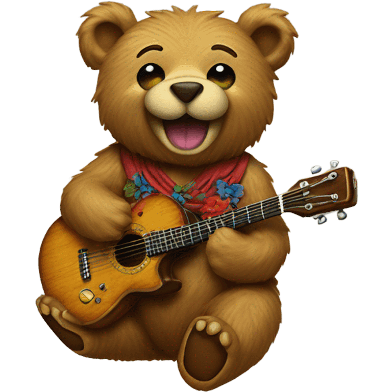 Grateful Dead bear emoji