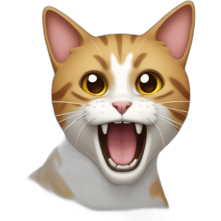 scream cat emoji