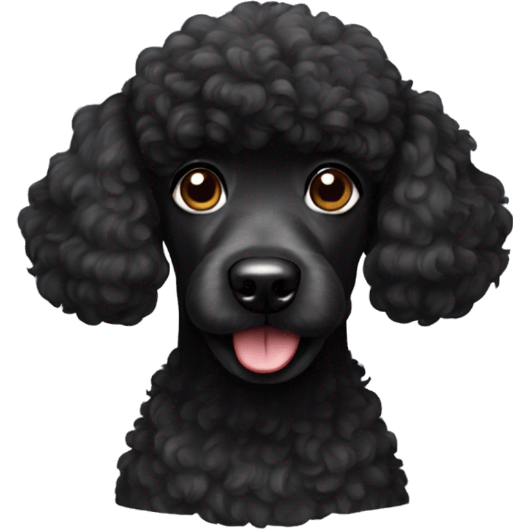 Black poodle emoji