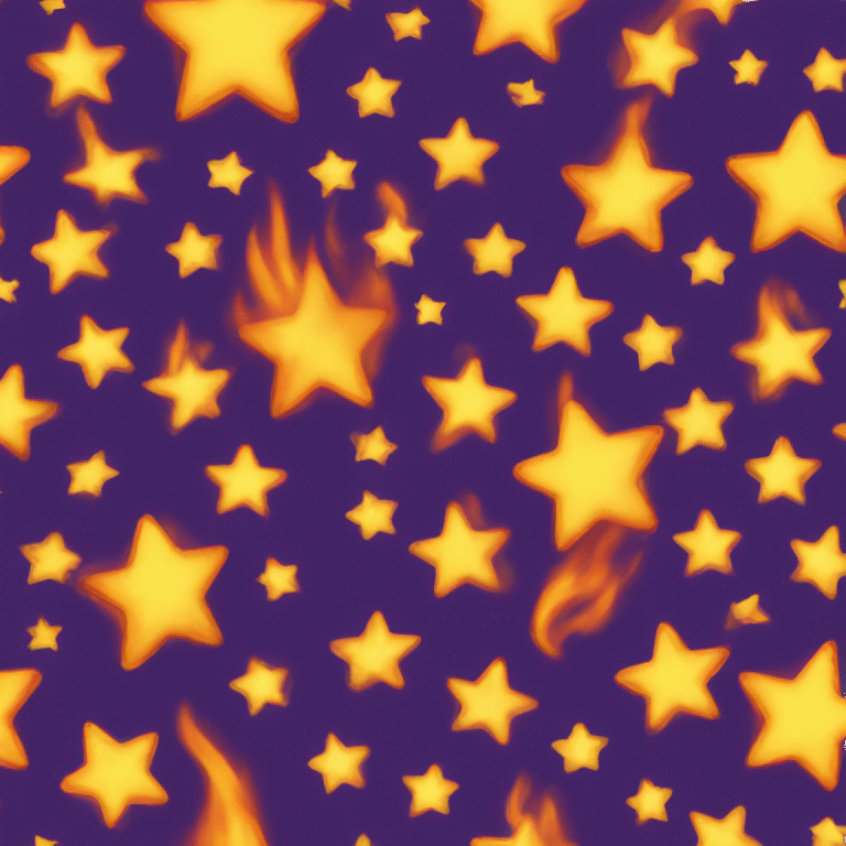 star is burning cool emoji