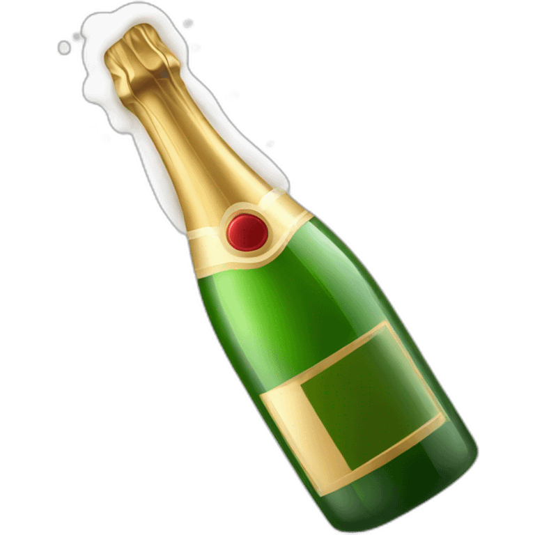 opening-champagne-bottle-with-foam emoji