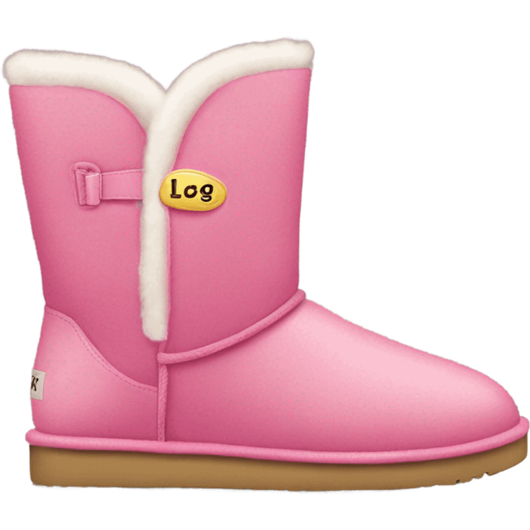 Pink uggs boots emoji