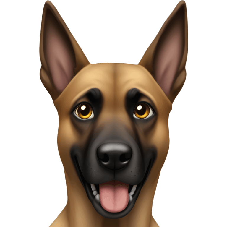 Malinois mad at samojeed emoji