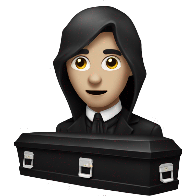 goth coffin emoji