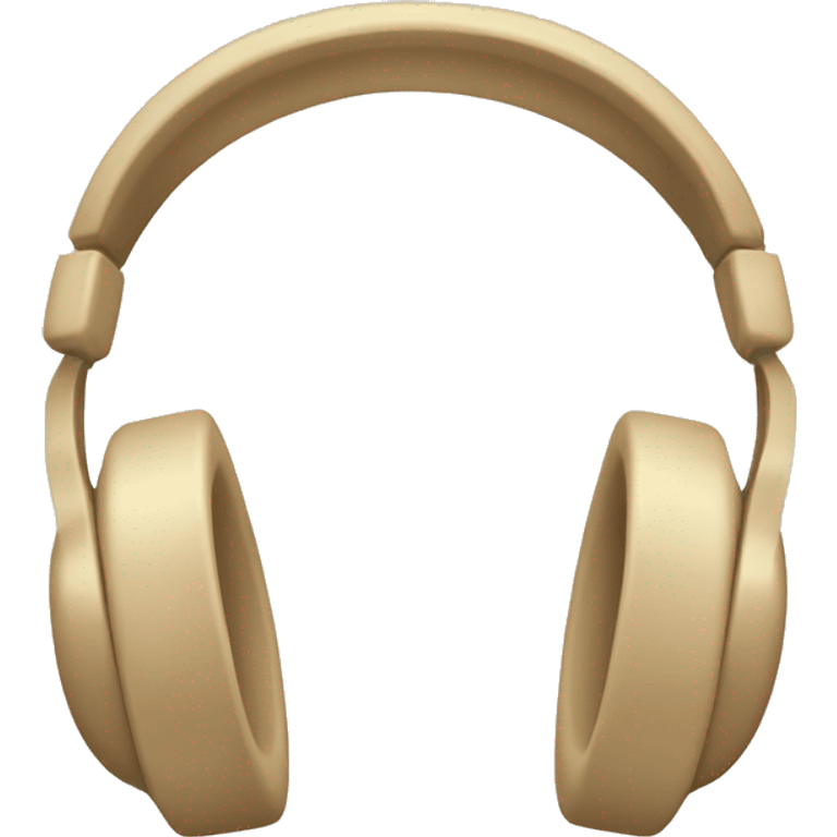 beige headphones emoji