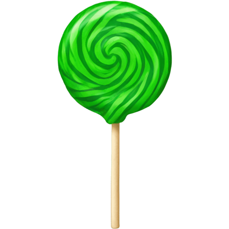 green lollipop emoji