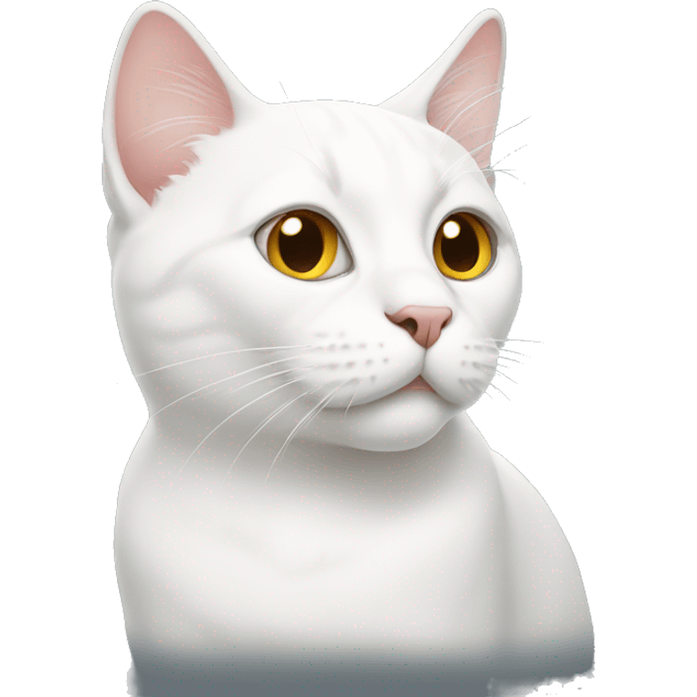 White cat emoji