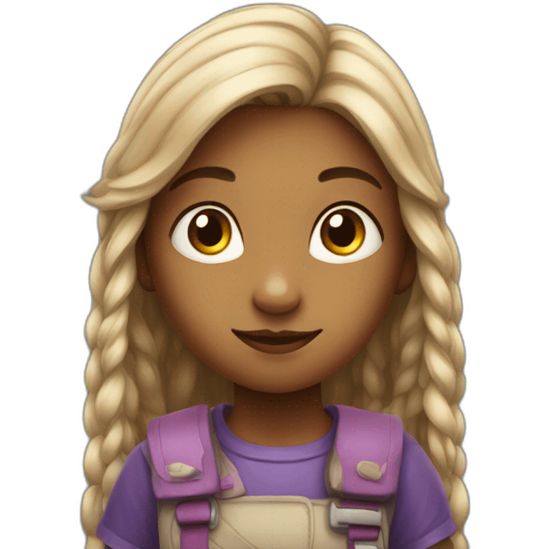 curious, intelligent, resourceful,11 year old brave girl emoji