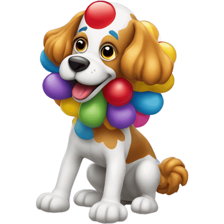 Clown making balloon animal  emoji