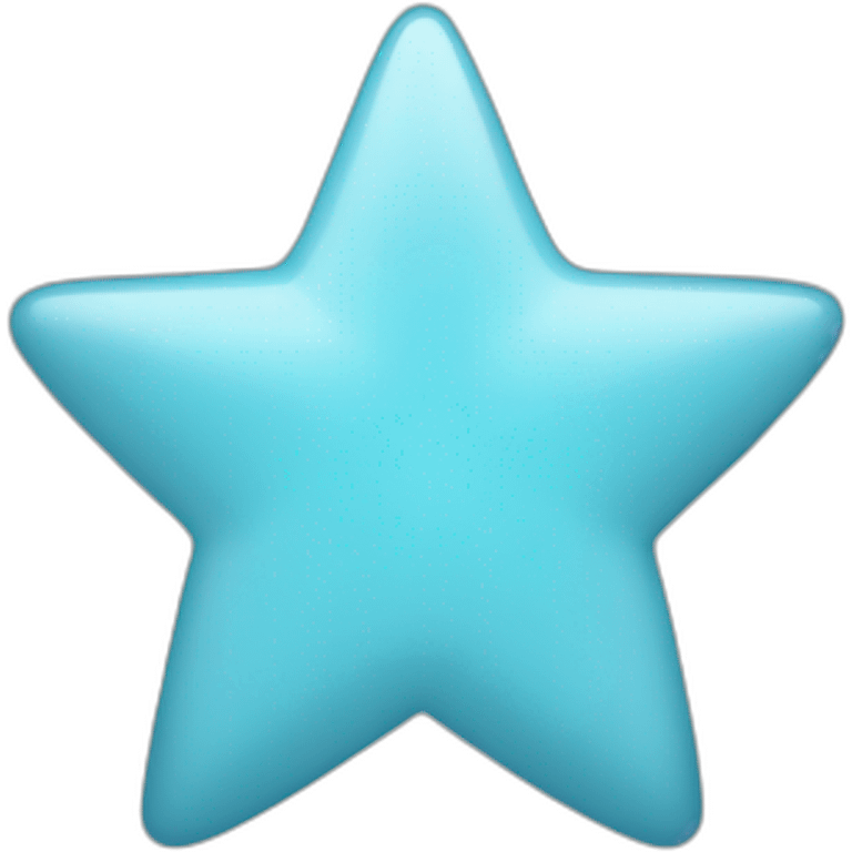 light blue star emoji