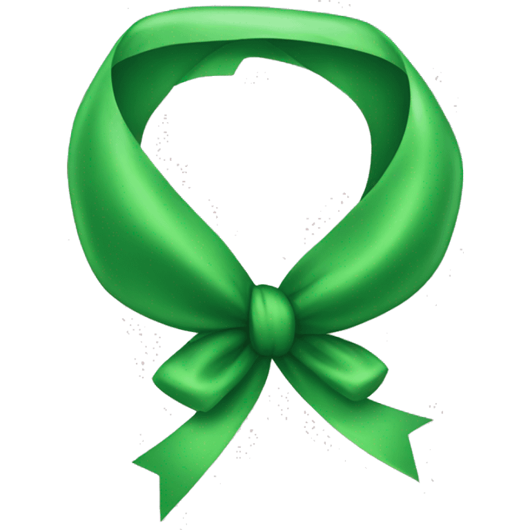 green bow emoji