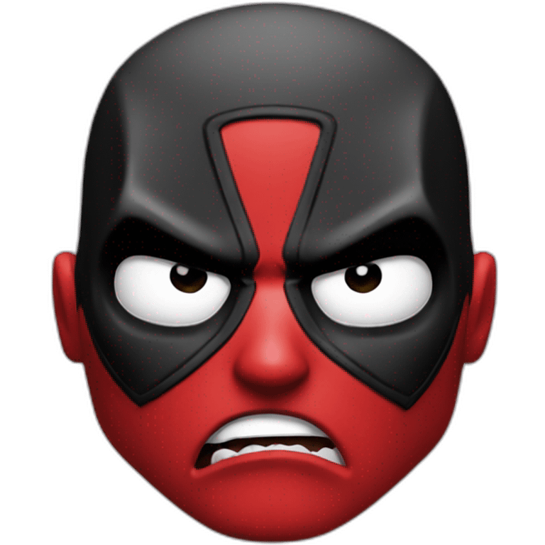 Deadpool very angry emoji