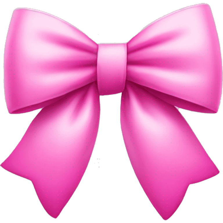 Pink coquette bow emoji