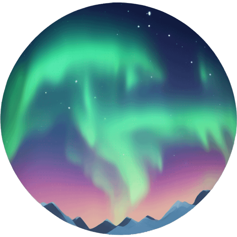 aurora boreali emoji