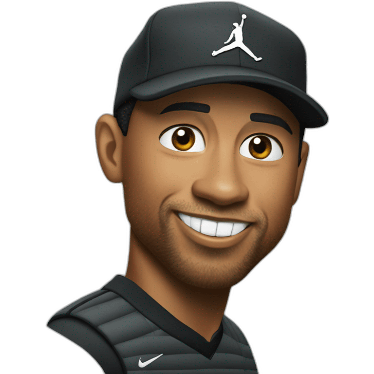 Rock Star Tiger Woods emoji