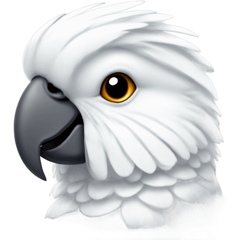 Moluccan cockatoo emoji