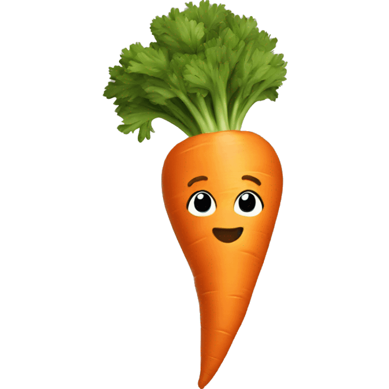 bunched carrot emoji