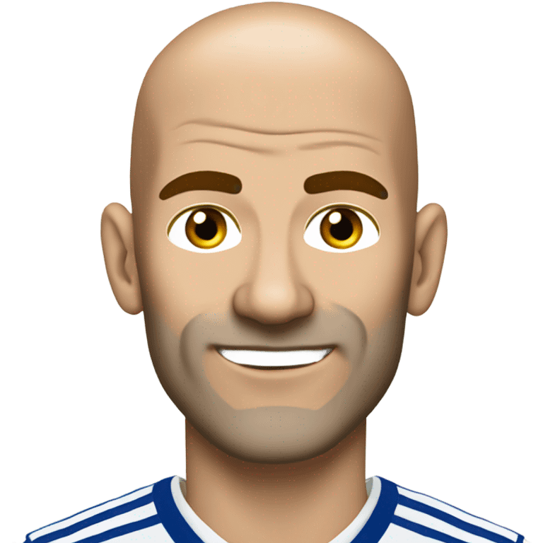 Zidane wearing Real Madrid top emoji