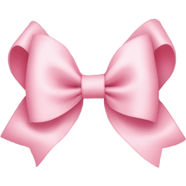 light pink bow on light pink bow emoji