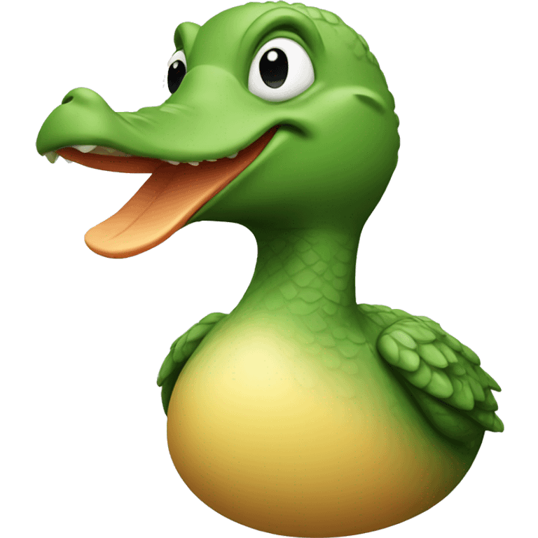 crocodile duck emoji