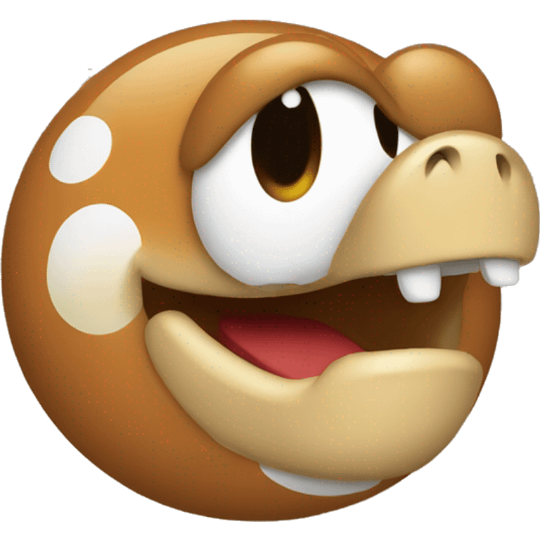 Yoshi brown colores  emoji