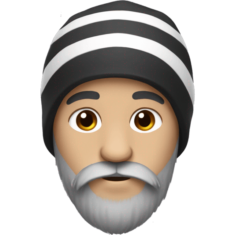 badger with beard and beanie emoji