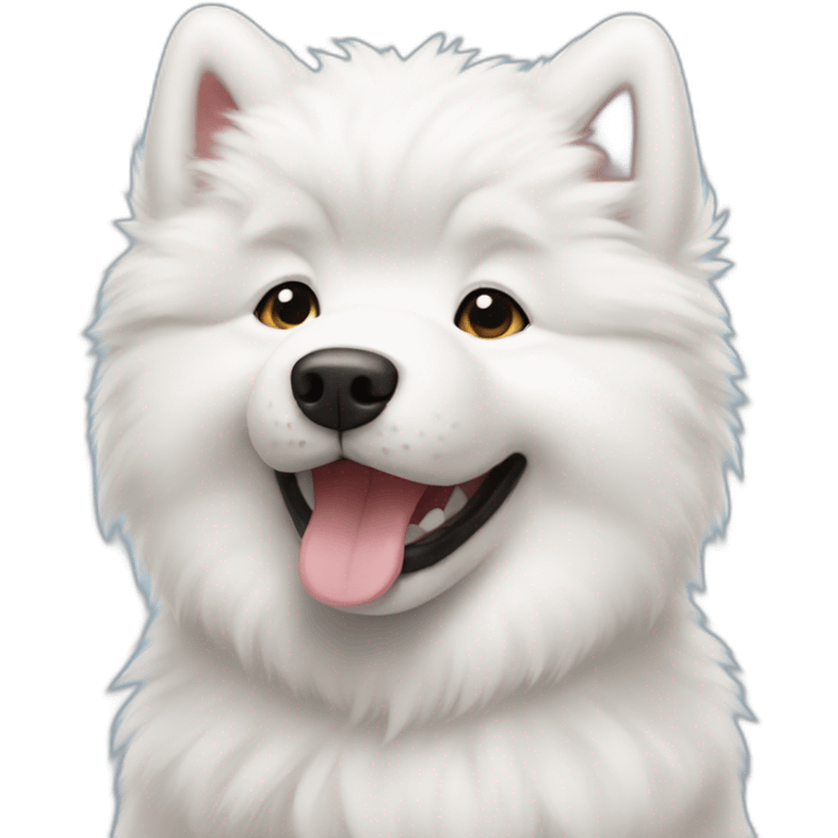 samoyed puppy emoji