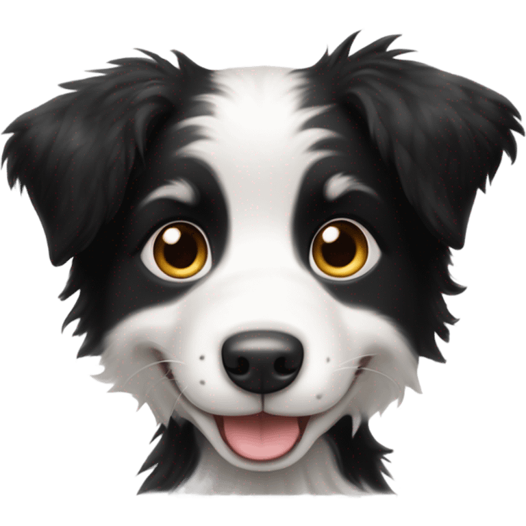 border collie puppy emoji