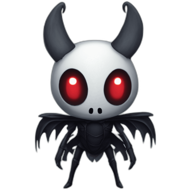 hollow knight with red eyes emoji