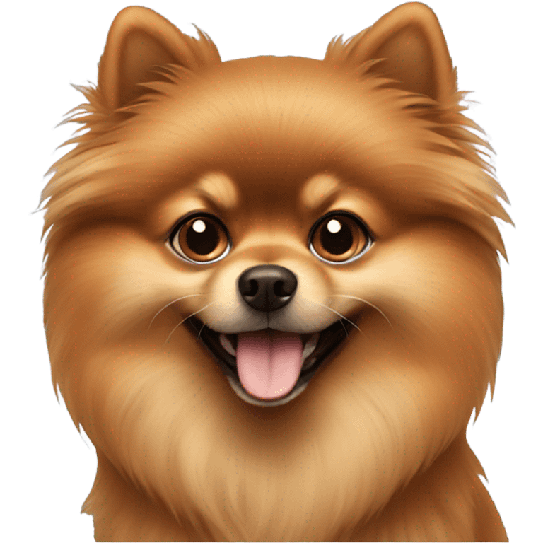 Brown Pomeranian  emoji