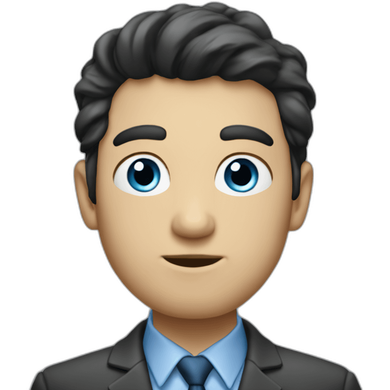 blue-eyes-man-with-hair-very-untidy-dressed-in-a-coat-with-tie-black-hair emoji